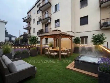 Ampio quadrilocale con terrazza da sogno a Brescia, via Schivardi