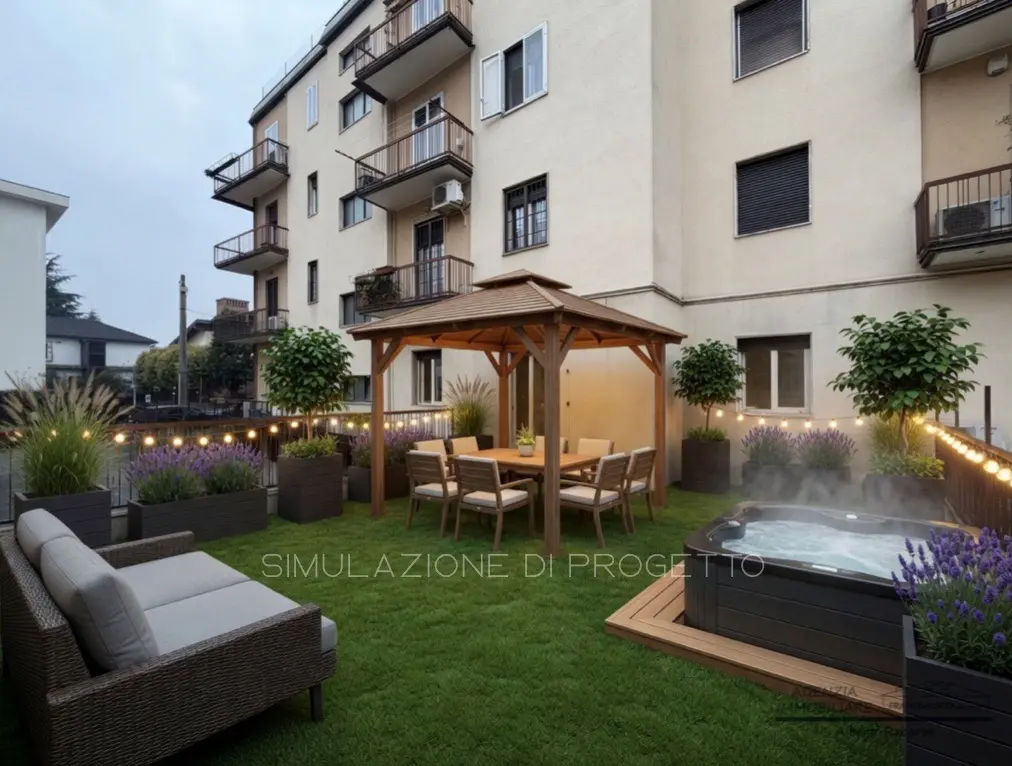 Ampio quadrilocale con terrazza da sogno a Brescia, via Schivardi — foto 1